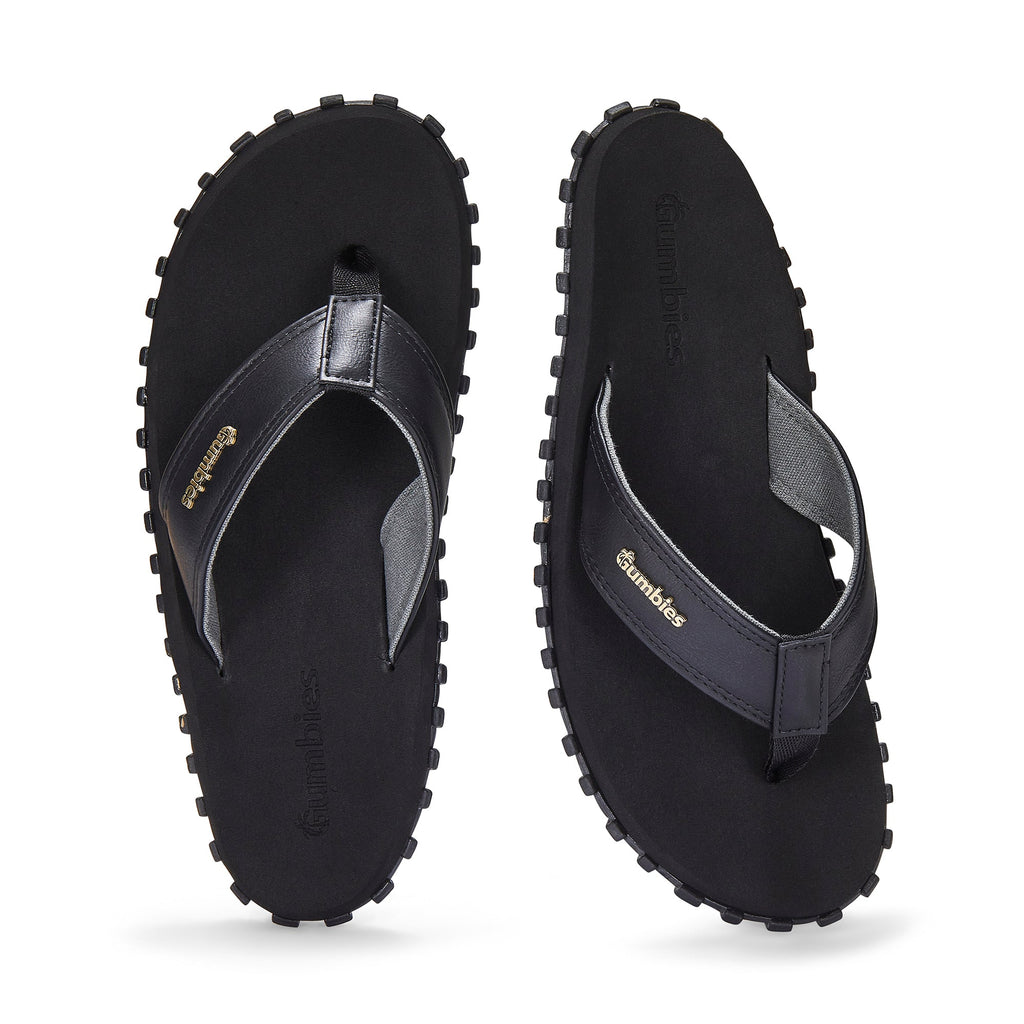 Vegovert Flip Flops Men's Black