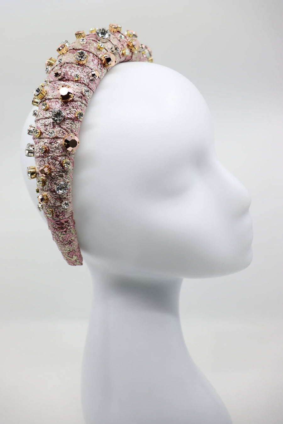 High Headband Abby with Swarovski and Preciosa Crystals