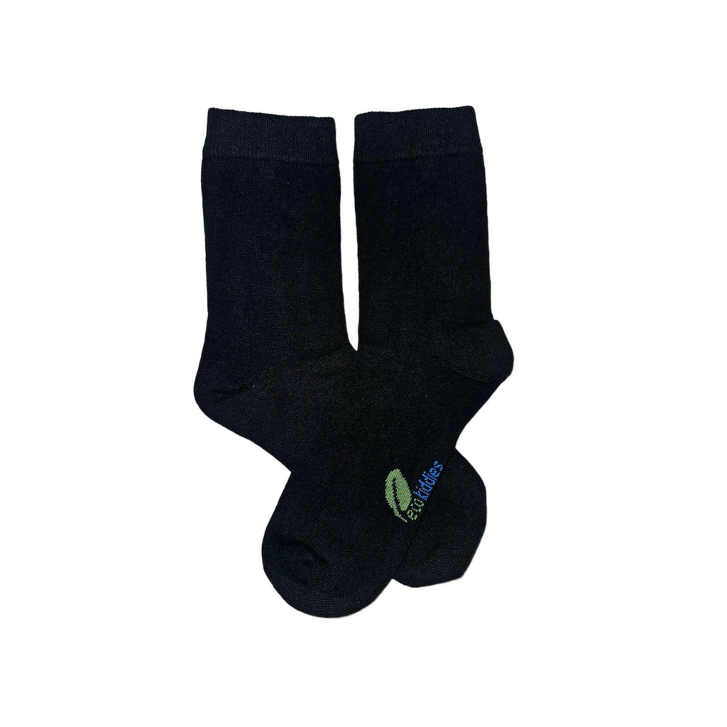 BLACK SCHOOL SOCKS - KIDS (PLAIN SOCKS)