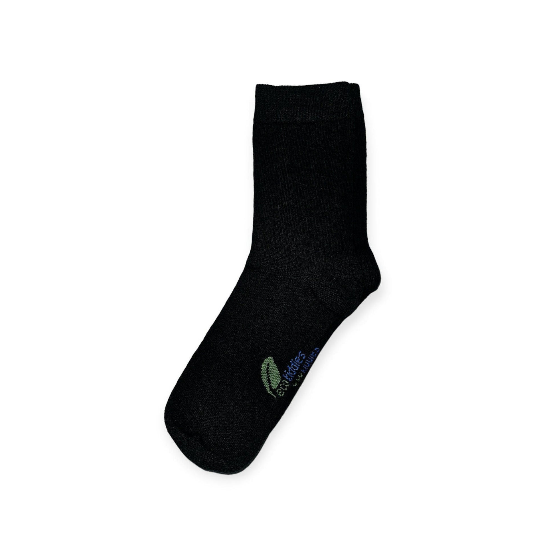 BLACK SCHOOL SOCKS - KIDS (PLAIN SOCKS)