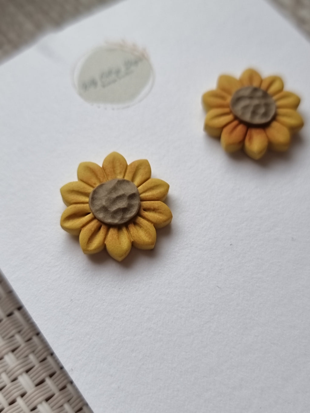 Sunflower Stud Earrings