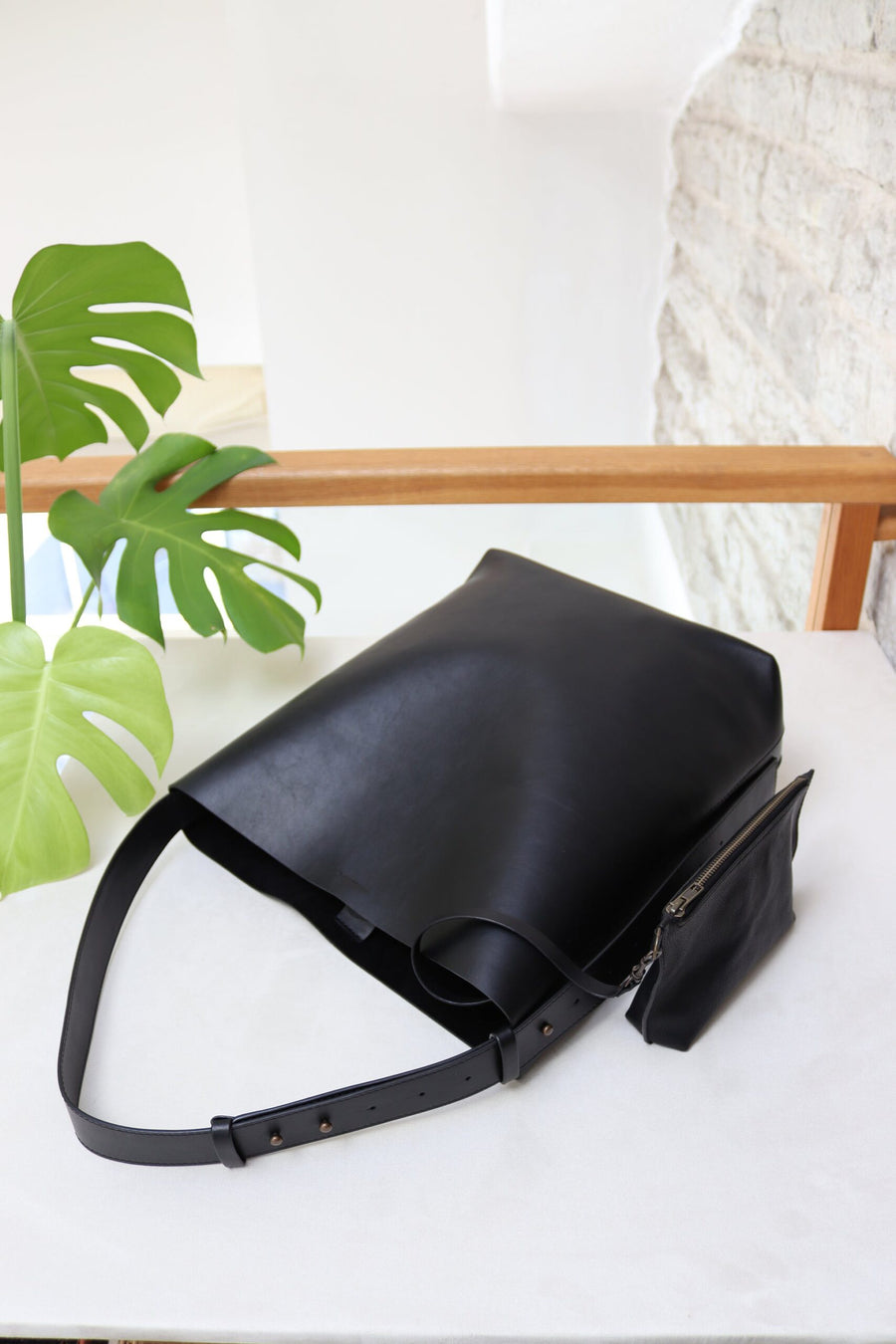 Versatile Handmade Leather Tote Bag – Fits 13-inch Laptop by Tairi Roosve at www.brixbailey.com