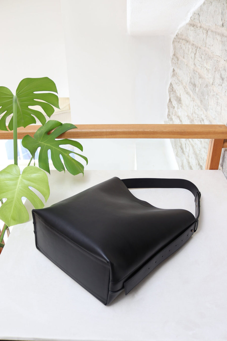 Versatile Leather Tote Bag with Clutch – Handmade & Sustainable by Tairi Roosve at www.brixbailey.com