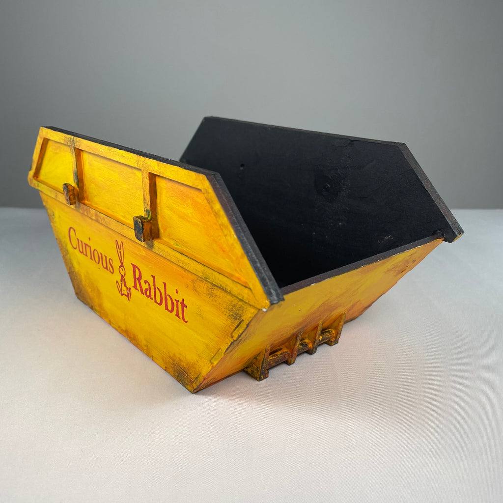 Skip Waste Container - Flatpack Model Kit by Curious Rabbit ®