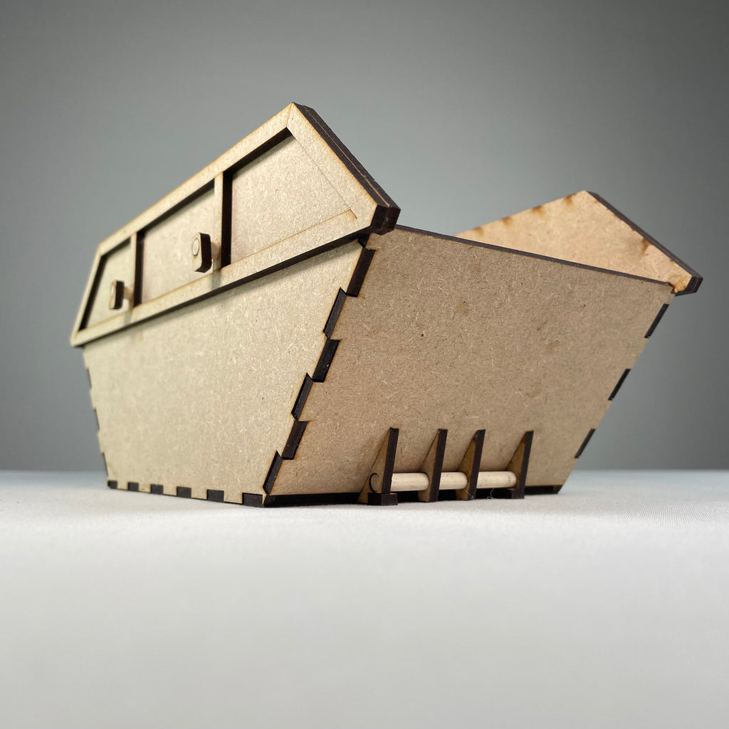 Skip Waste Container - Pre-Built Model by Curious Rabbit ®