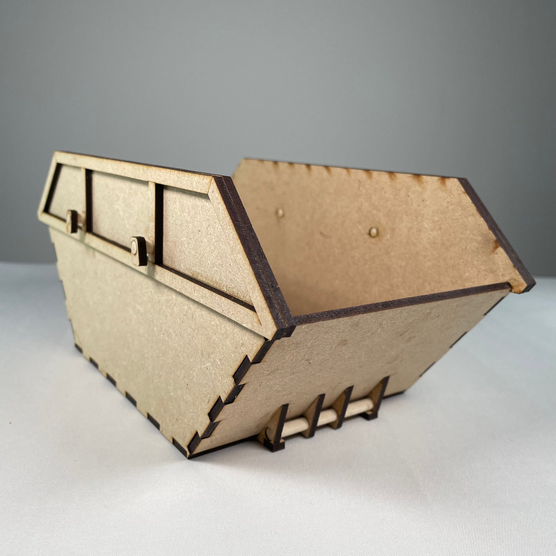 Skip Waste Container - Flatpack Model Kit by Curious Rabbit ®