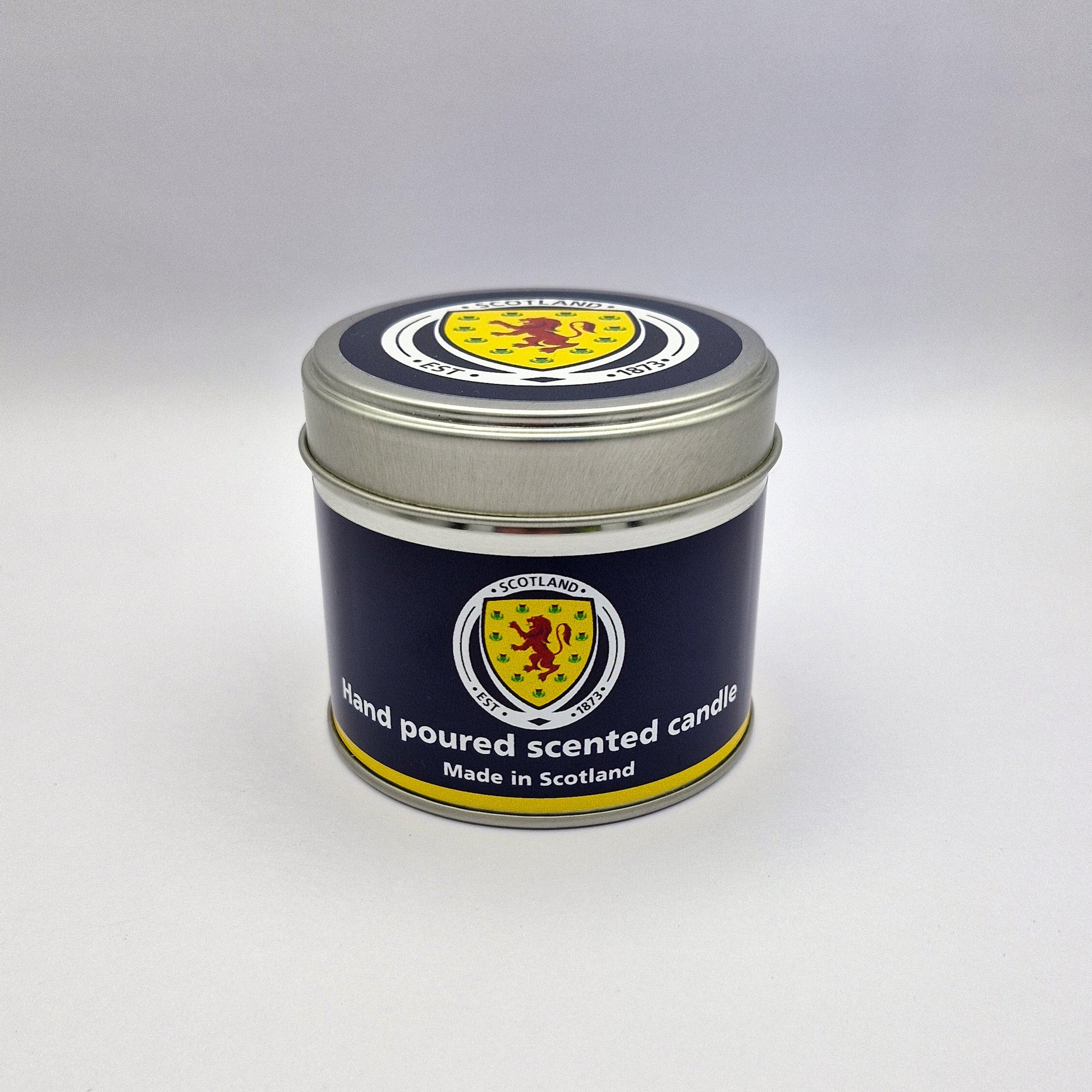 Official Scotland National Football Team Travel Tin Candle