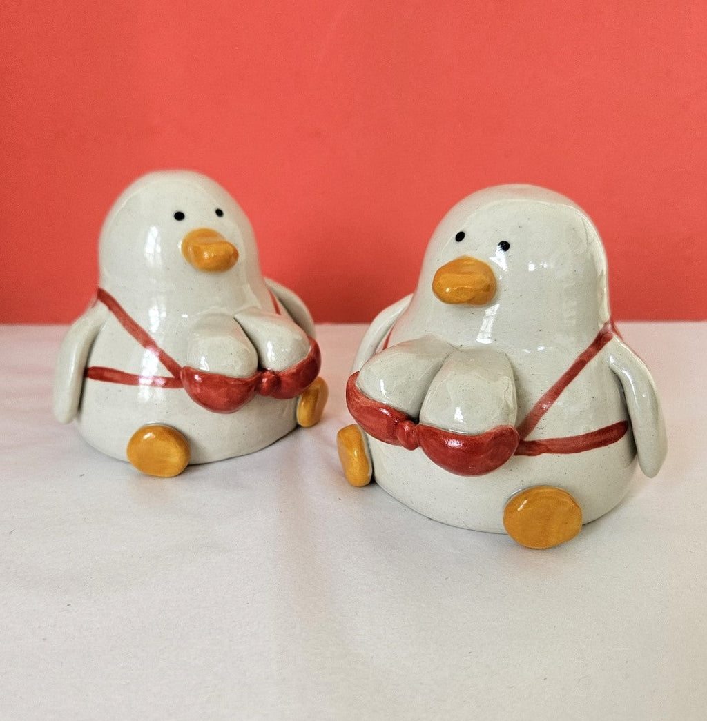 Claire with the Pair - Boobs Duck