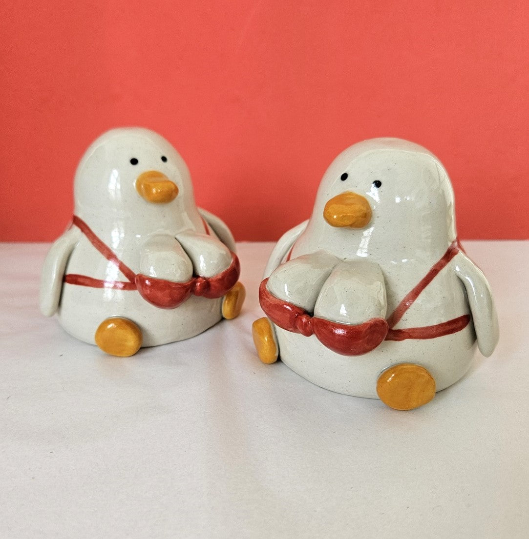 Claire with the Pair - Boobs Duck