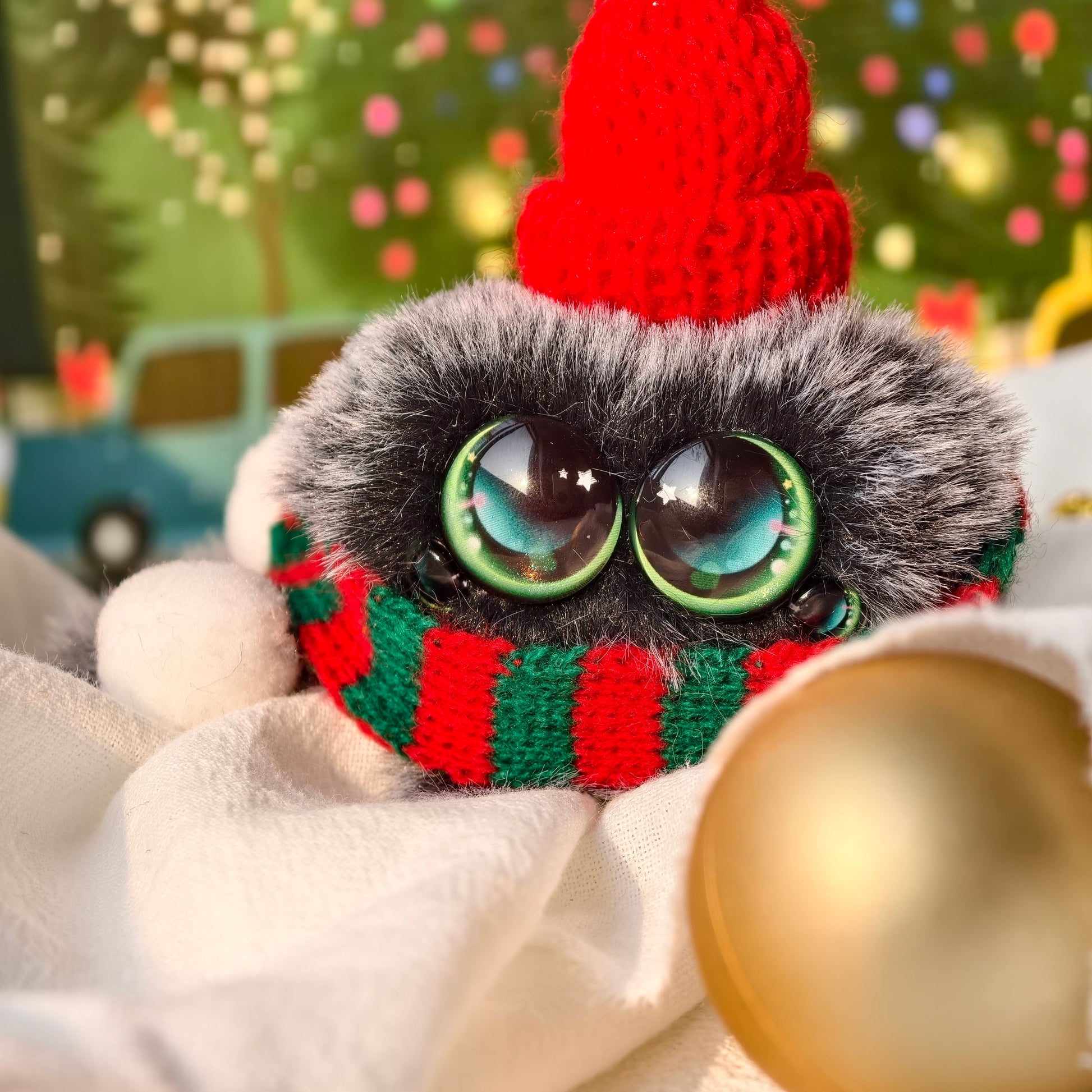 Snowball Spider Plush Toy