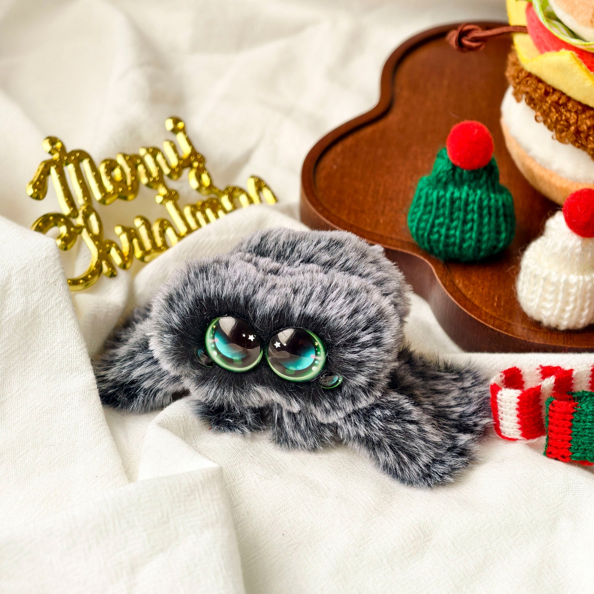 Snowball Spider Plush Toy