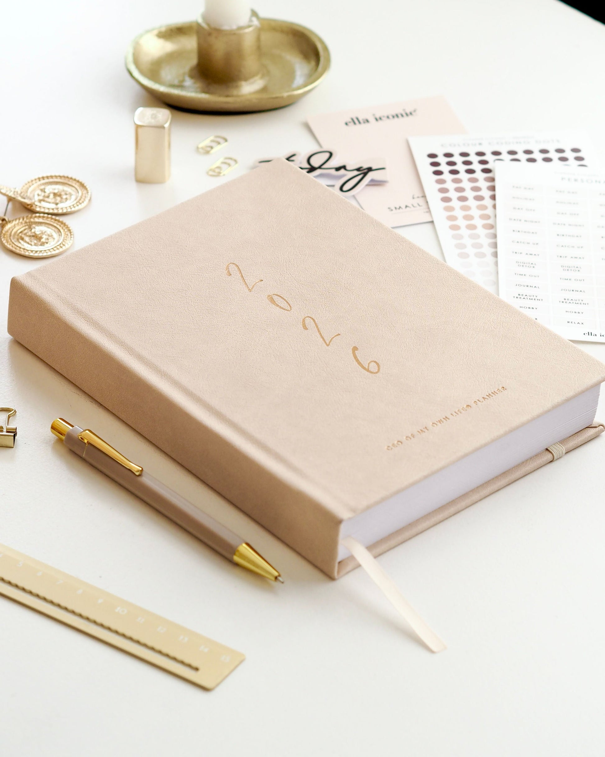 2026 Weekly Life Planner Sand Dunes