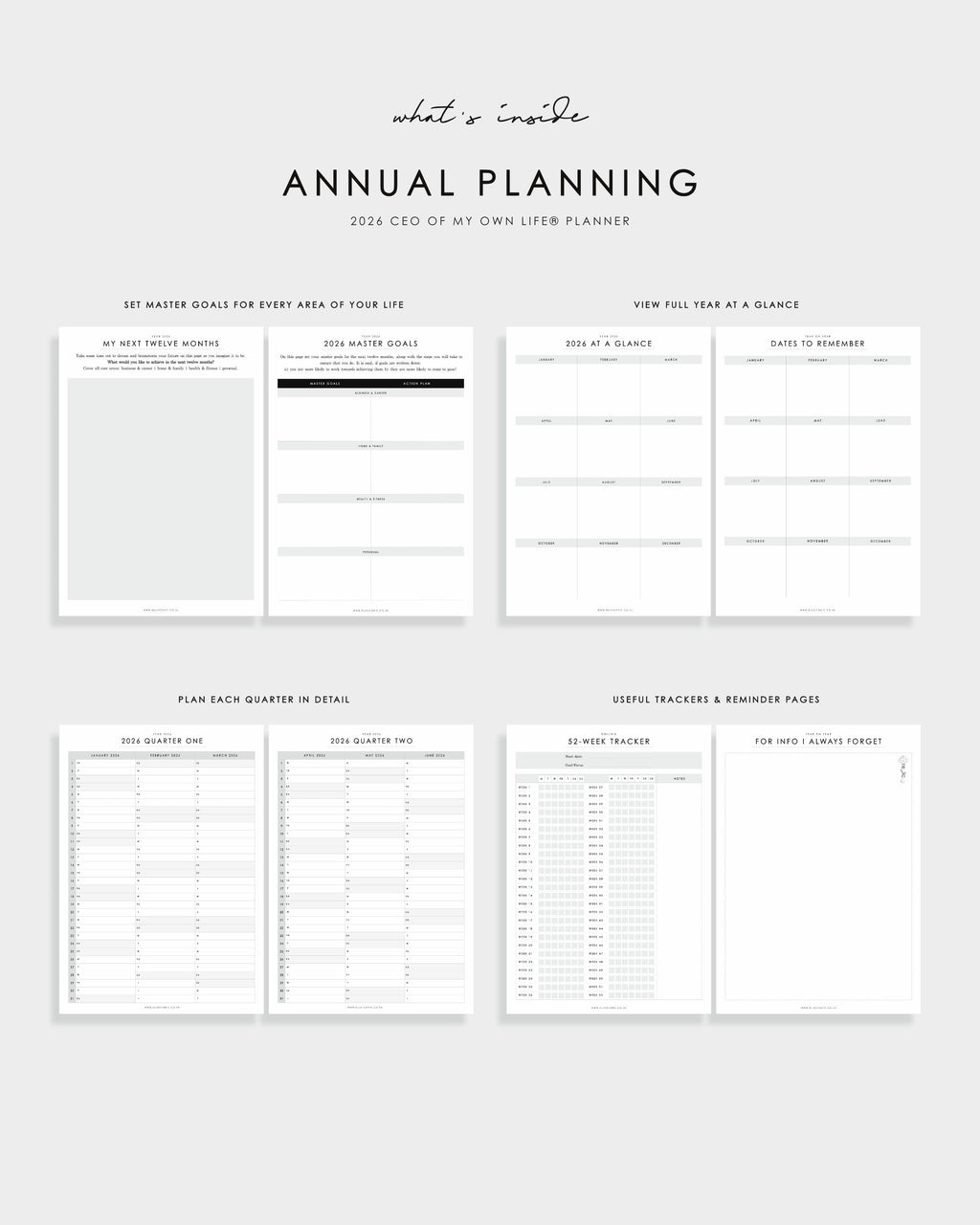 2026 Daily Life Planner CEO of My Own Life Sand Dunes