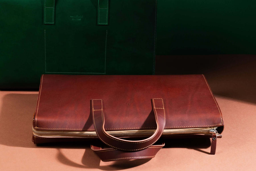 Classic Leather Briefcase – Durable & Timeless Design by Craftory at brixbailey.com