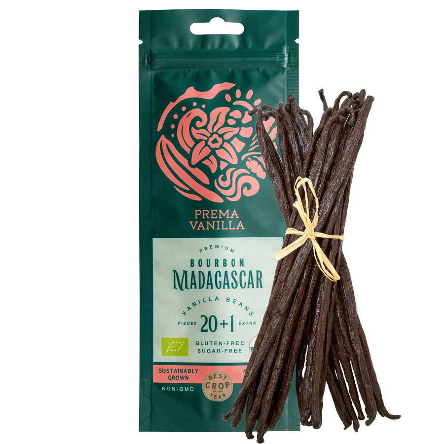 20+1 Gourmet Vanilla Beans (14-18 cm)