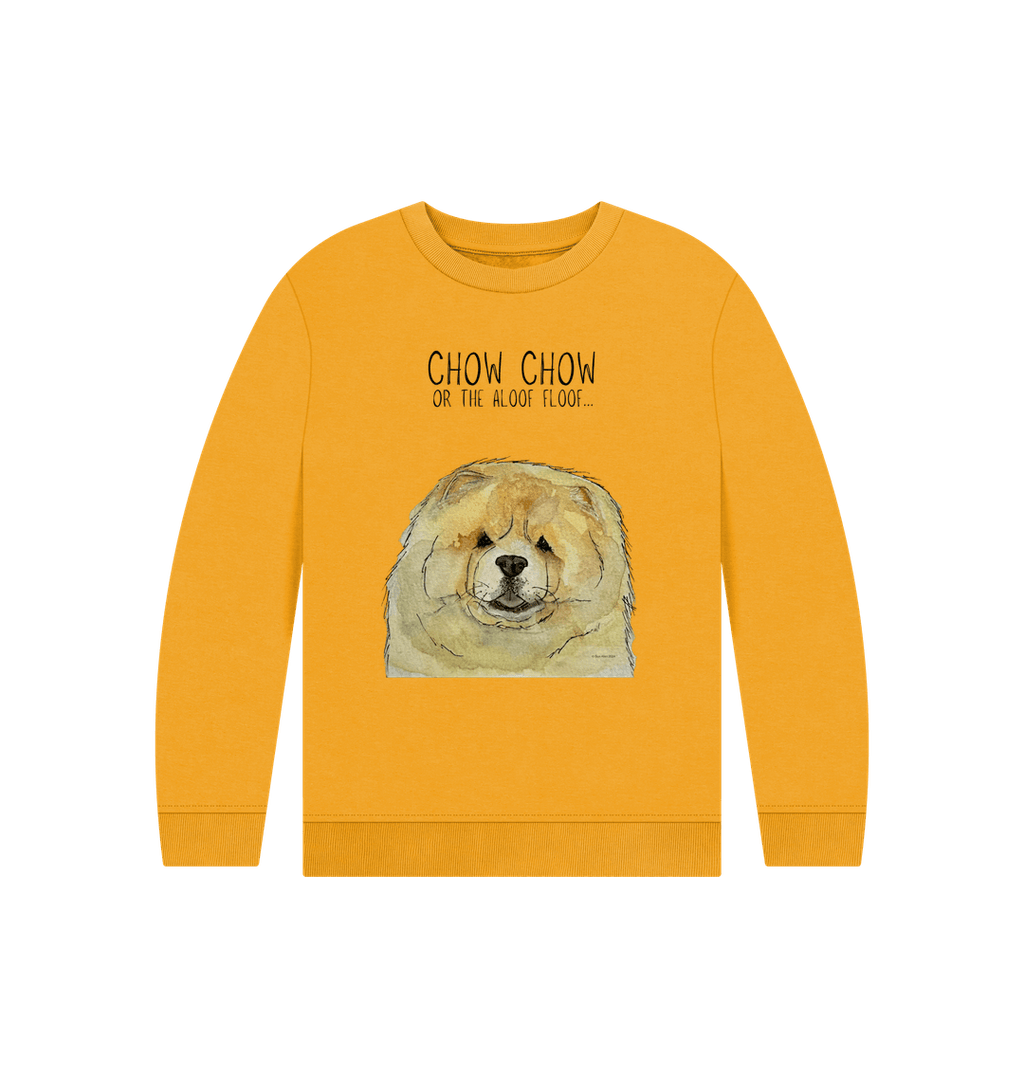 Cozy Up with the Fawn Chow Chow Child's Sweatshirt – Perfect for Little Dog Lovers!