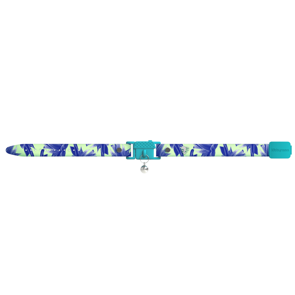 KITTYRAMA BOTANICALS LOTUS CAT COLLAR - Quick Release, Breakaway, Hypoallergenic