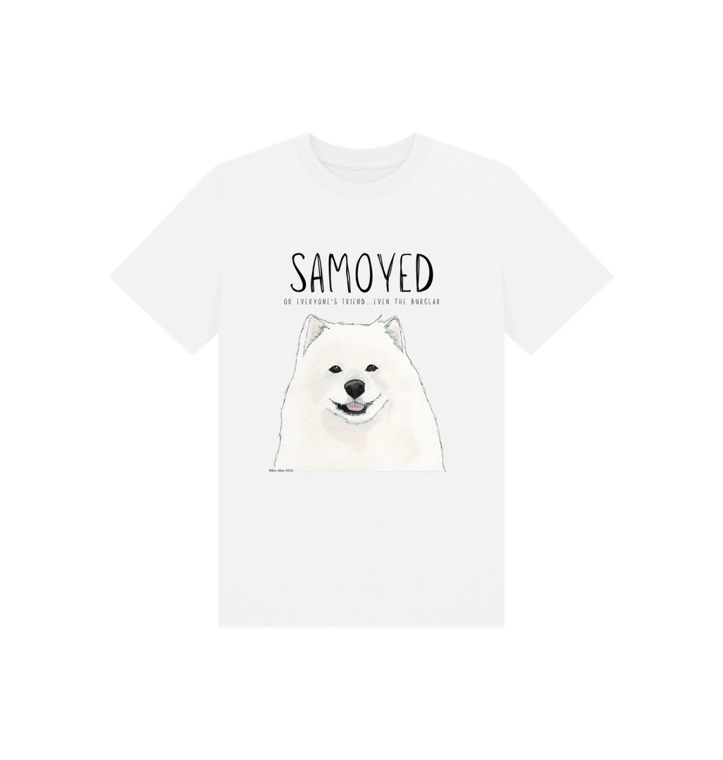 The Samoyed Kid's Tee: Fluffy, Friendly, and Ready for Mischief!