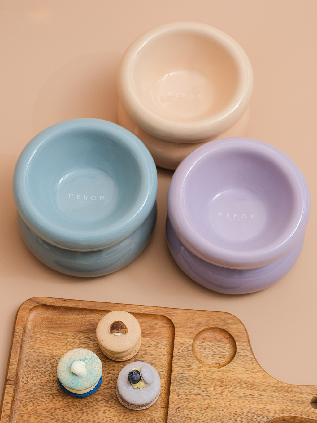 Soufflé Pet Bowl Cream Beige