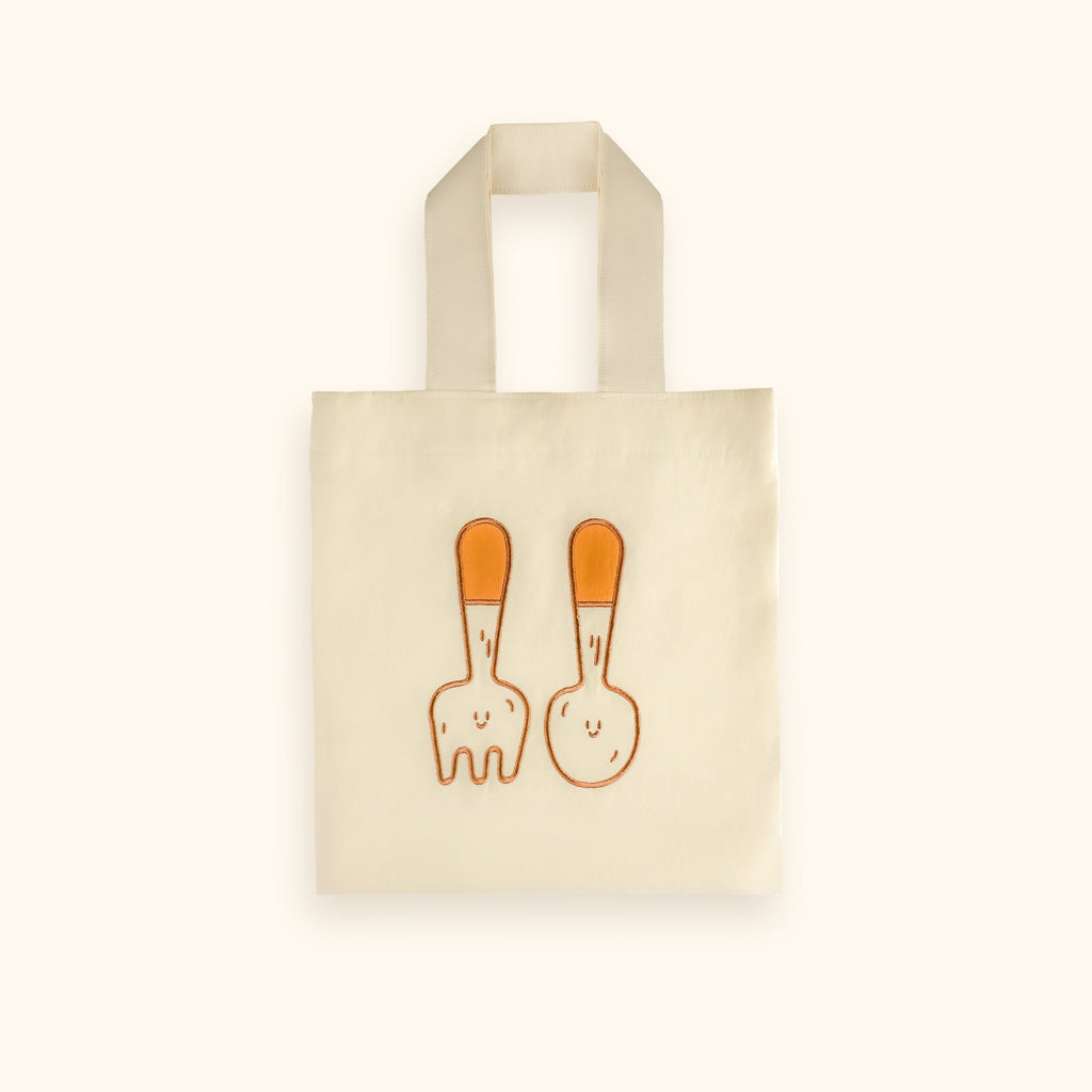Daily White Bakery Canvas Tote Bag