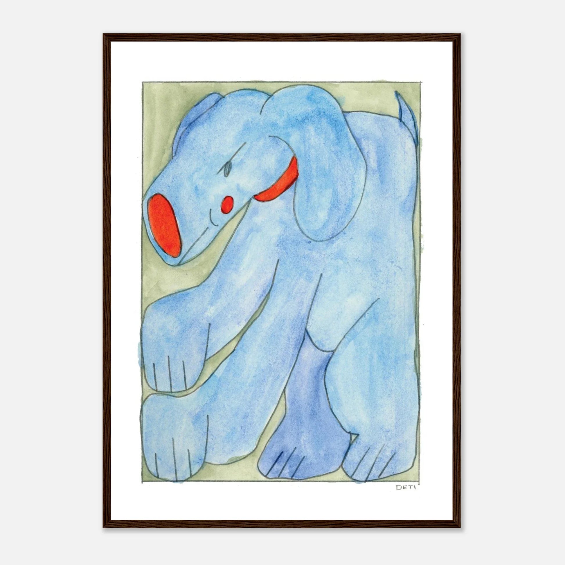 Boog 2 Mischief Framed Print by Hayley Deti