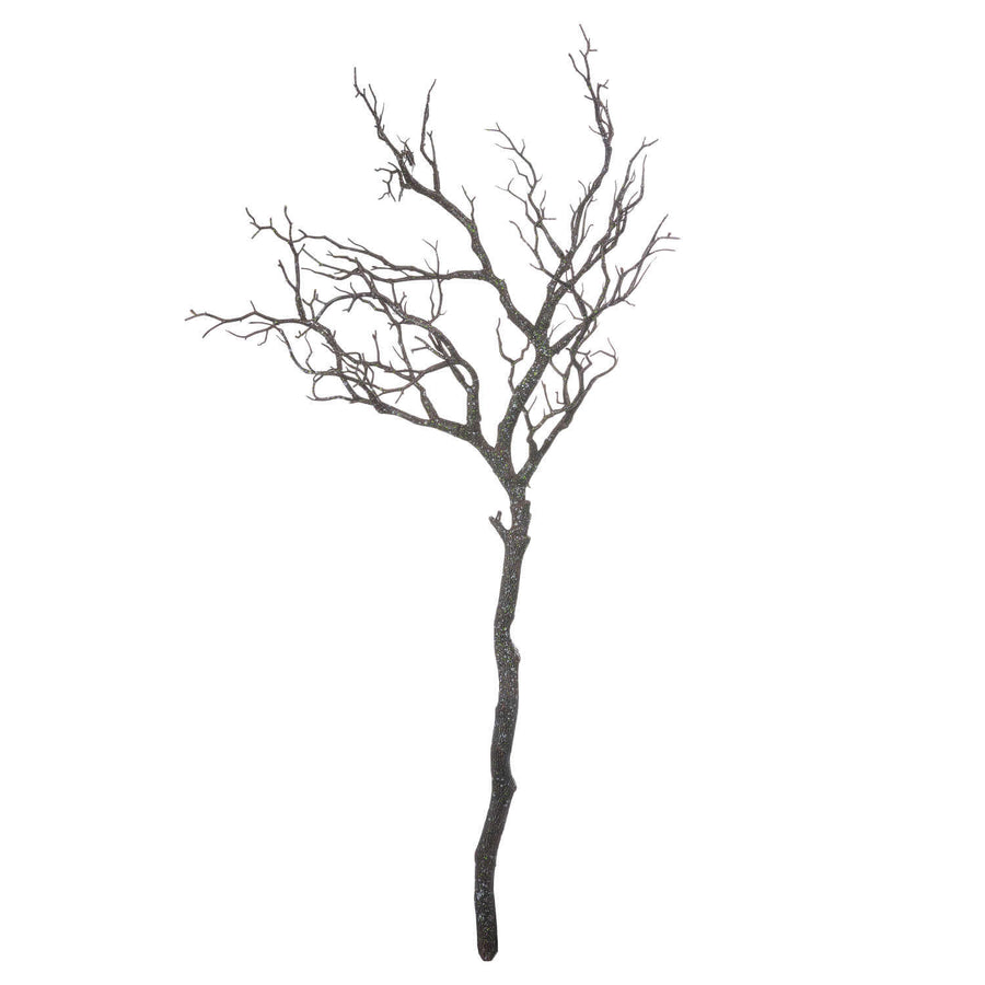 Lifelike artificial wood branch with white and green speckles, 93cm tall, perfect for modern or rustic home decor by Sostter at brixbailey.com
