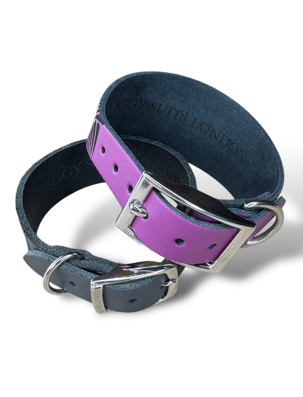 Leather Collar - Art Deco