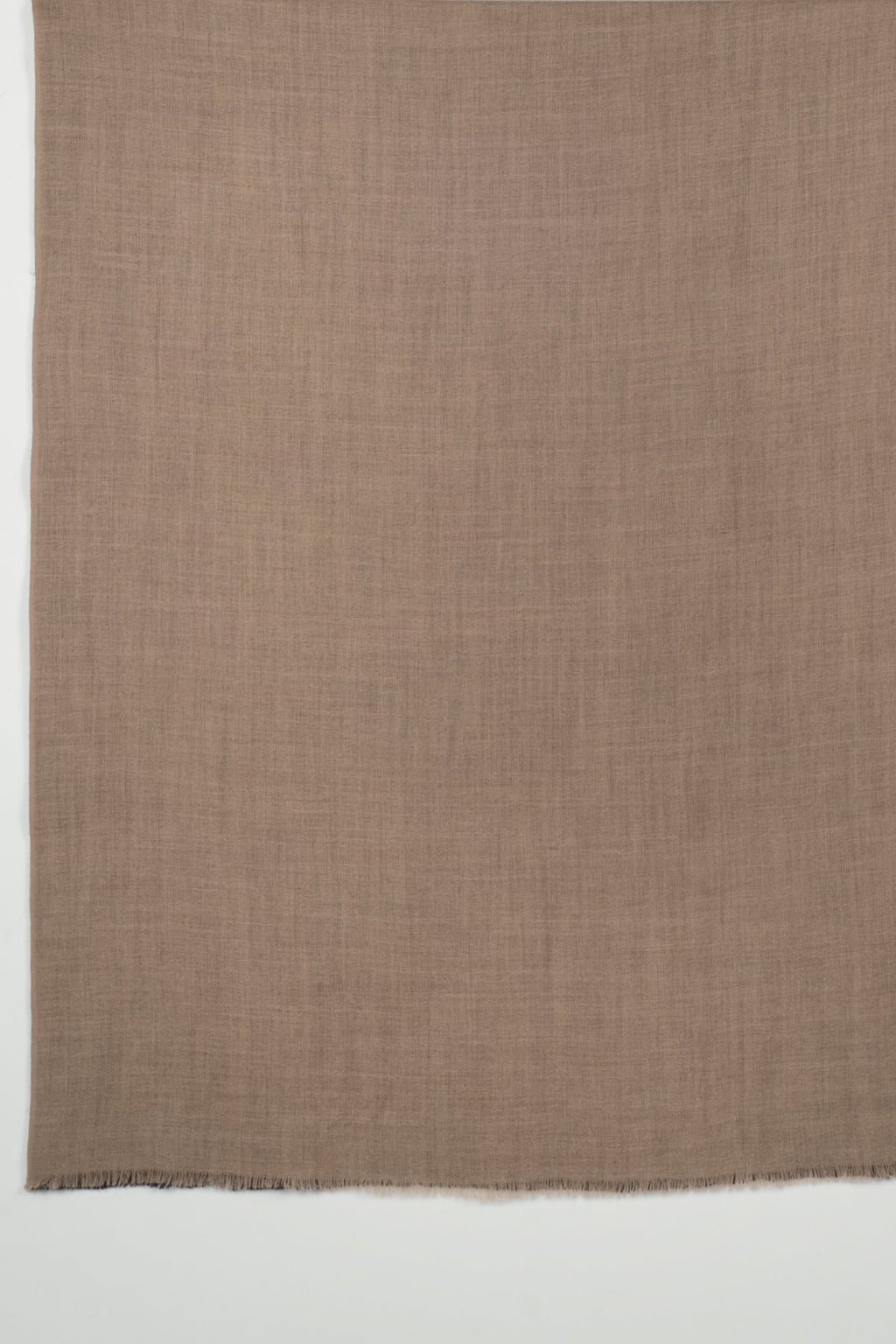 Reversible Merino Wool Scarf - Black Beige