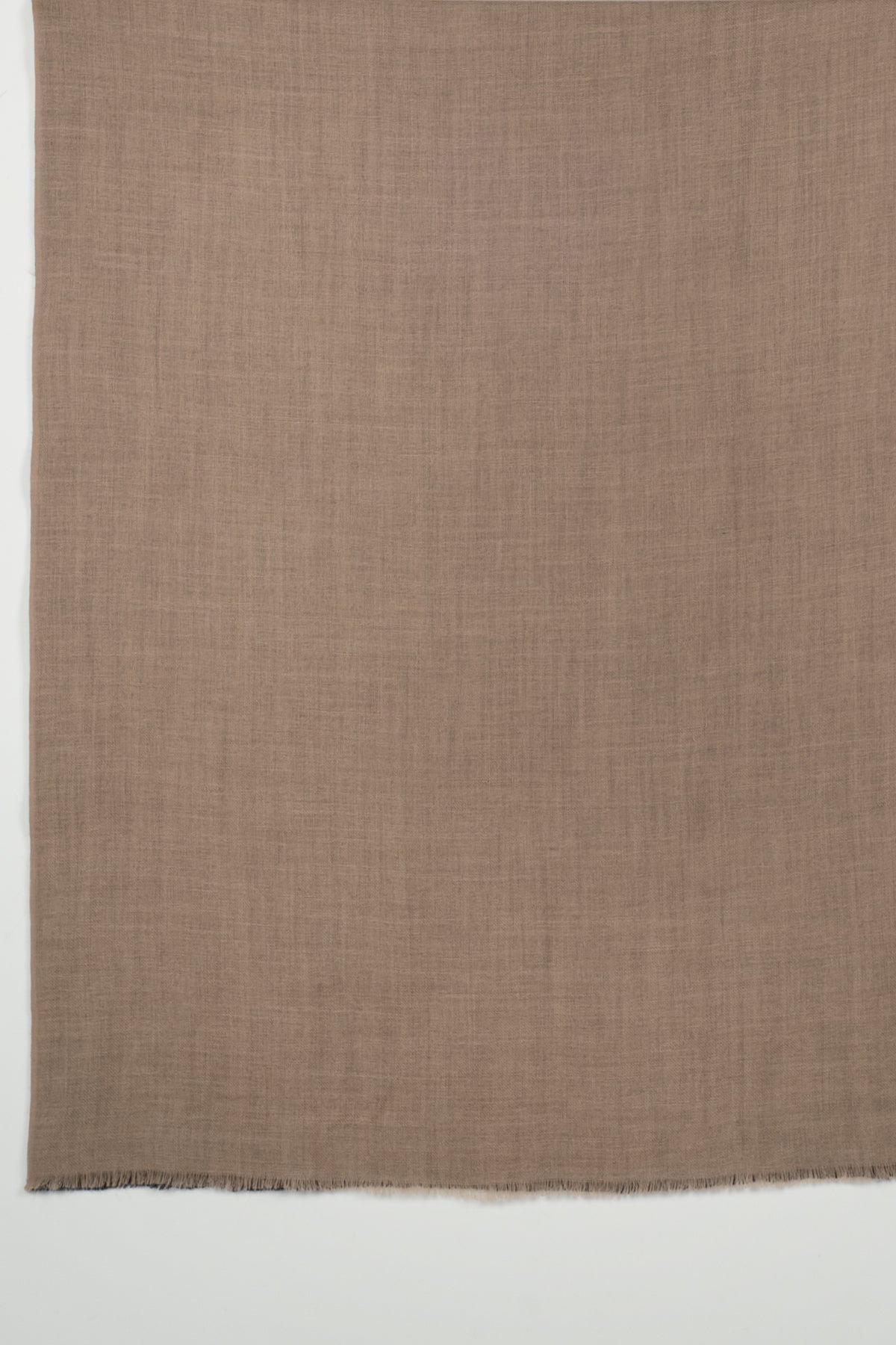 Reversible Merino Wool Scarf - Black Beige