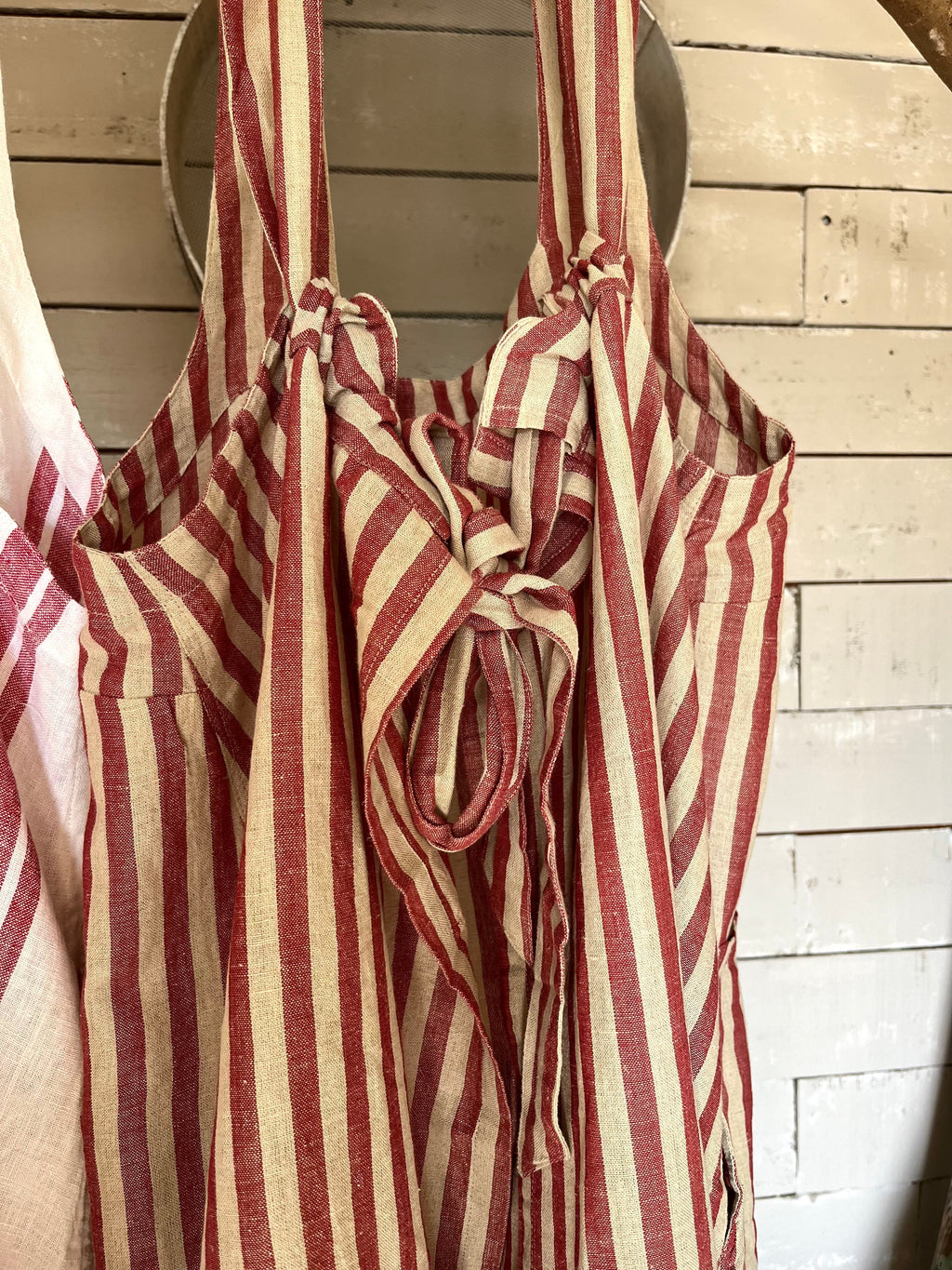 Natural Linen Apron Handmade