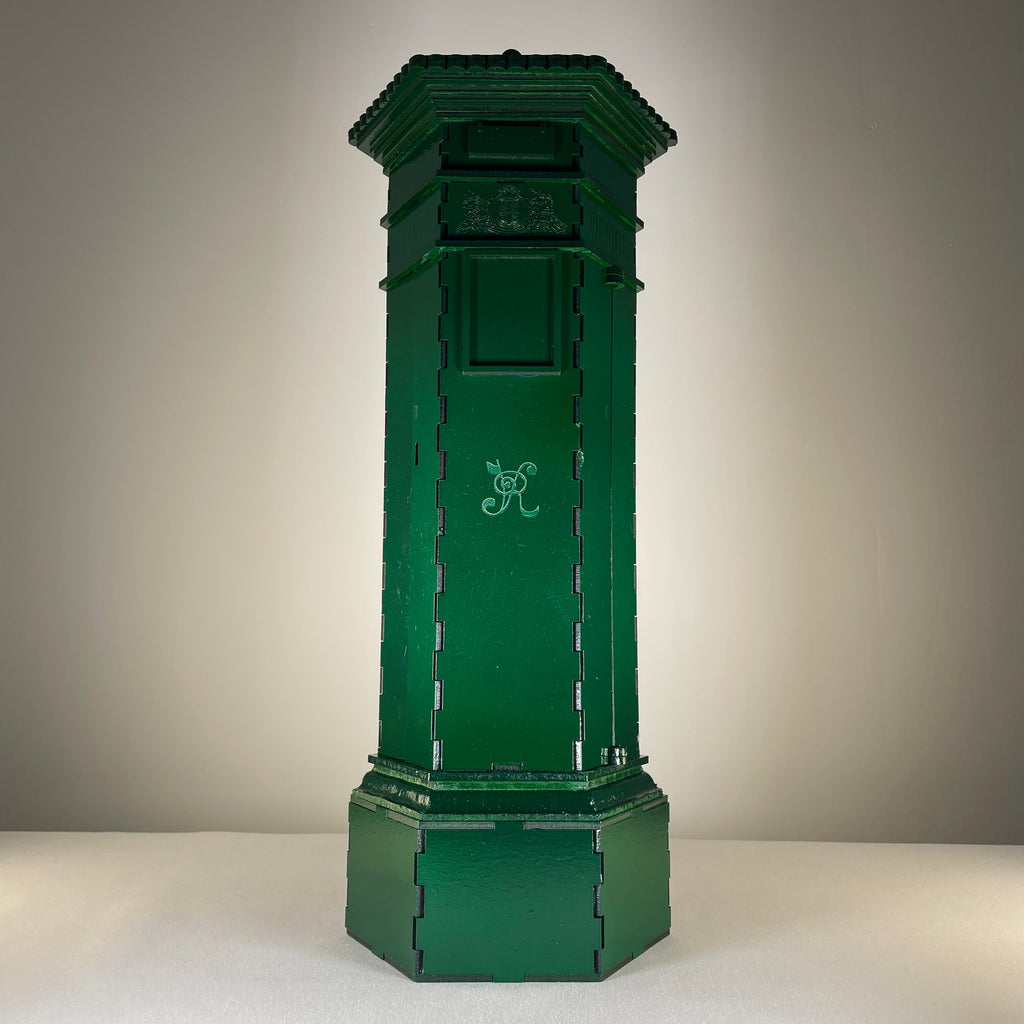 Penfold Pillar Post Box - Pre-Built Model by Curious Rabbit ®