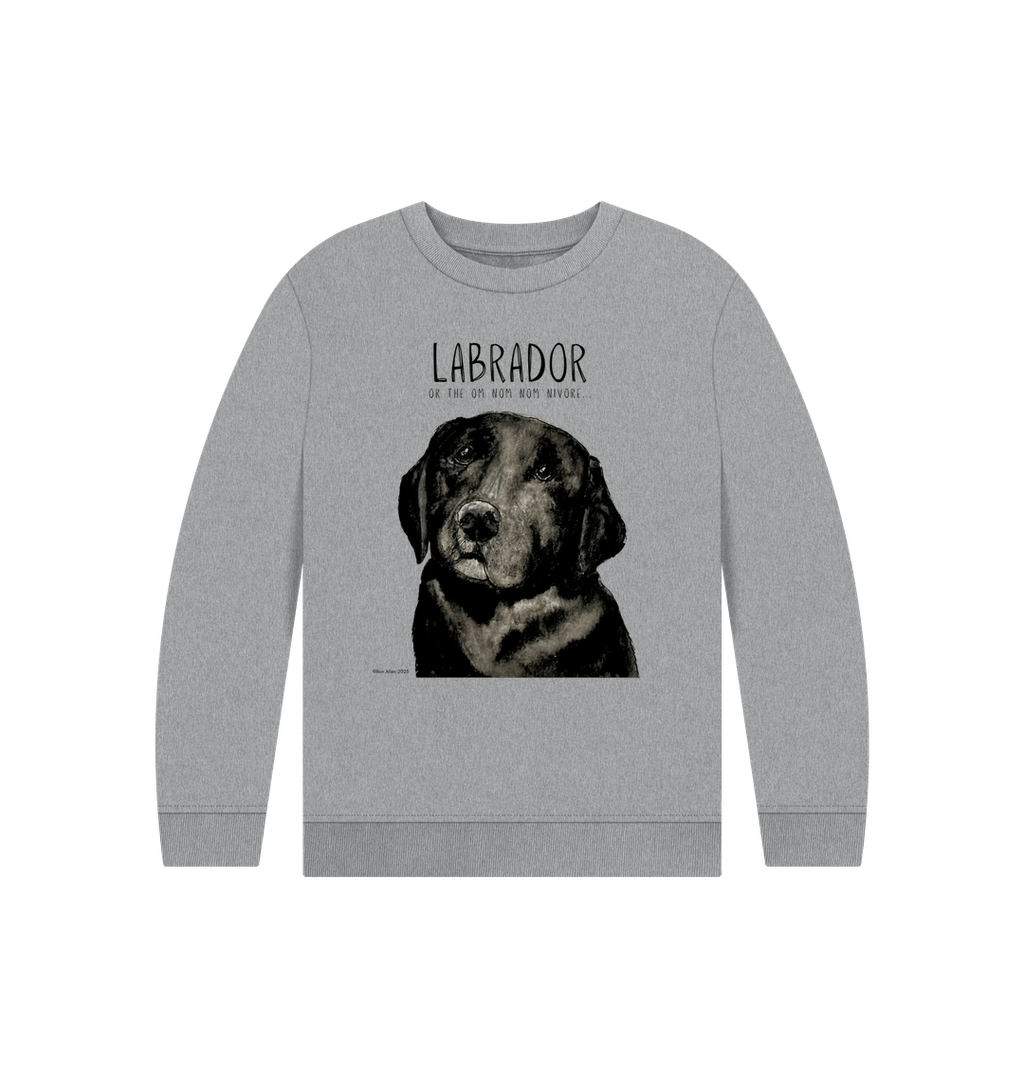 Crumb Catcher in Chief – The Black Labrador Kids' Sweatshirt