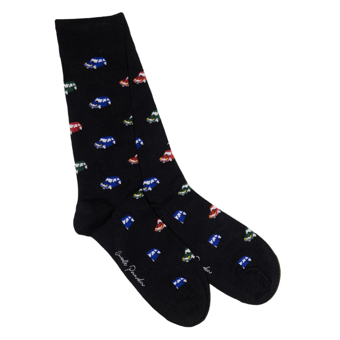 Racing Car Sock Box 4 Pairs Bamboo Socks for Men