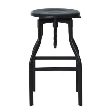 Black Metal Bar Stool