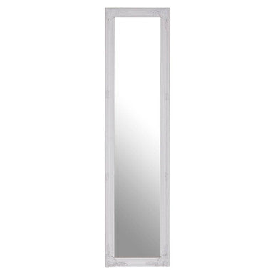 White Floor Standing Mirror