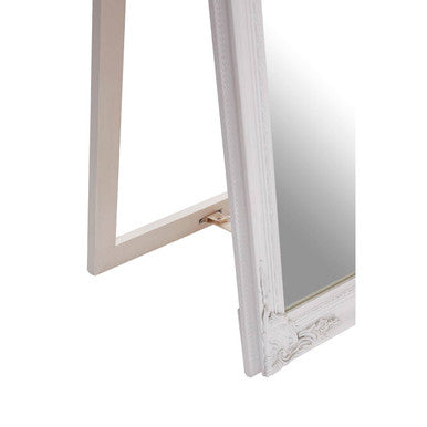 White Floor Standing Mirror