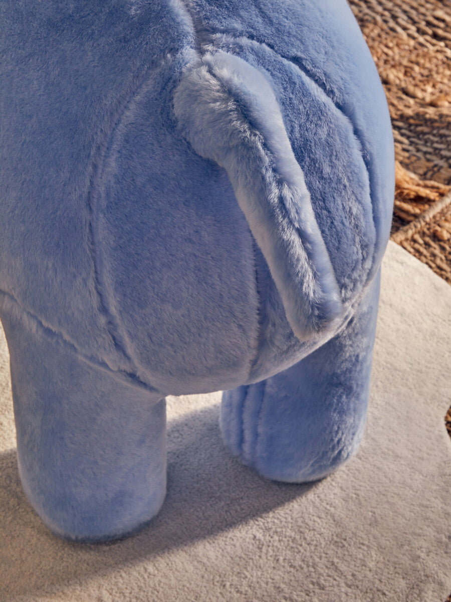 Blue Hippo Animal Stool for Kids