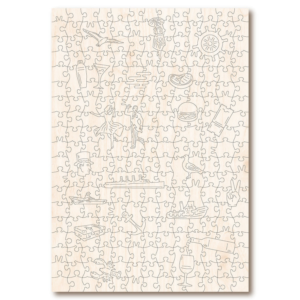 Vintage Poster - Life Aboard Cunard