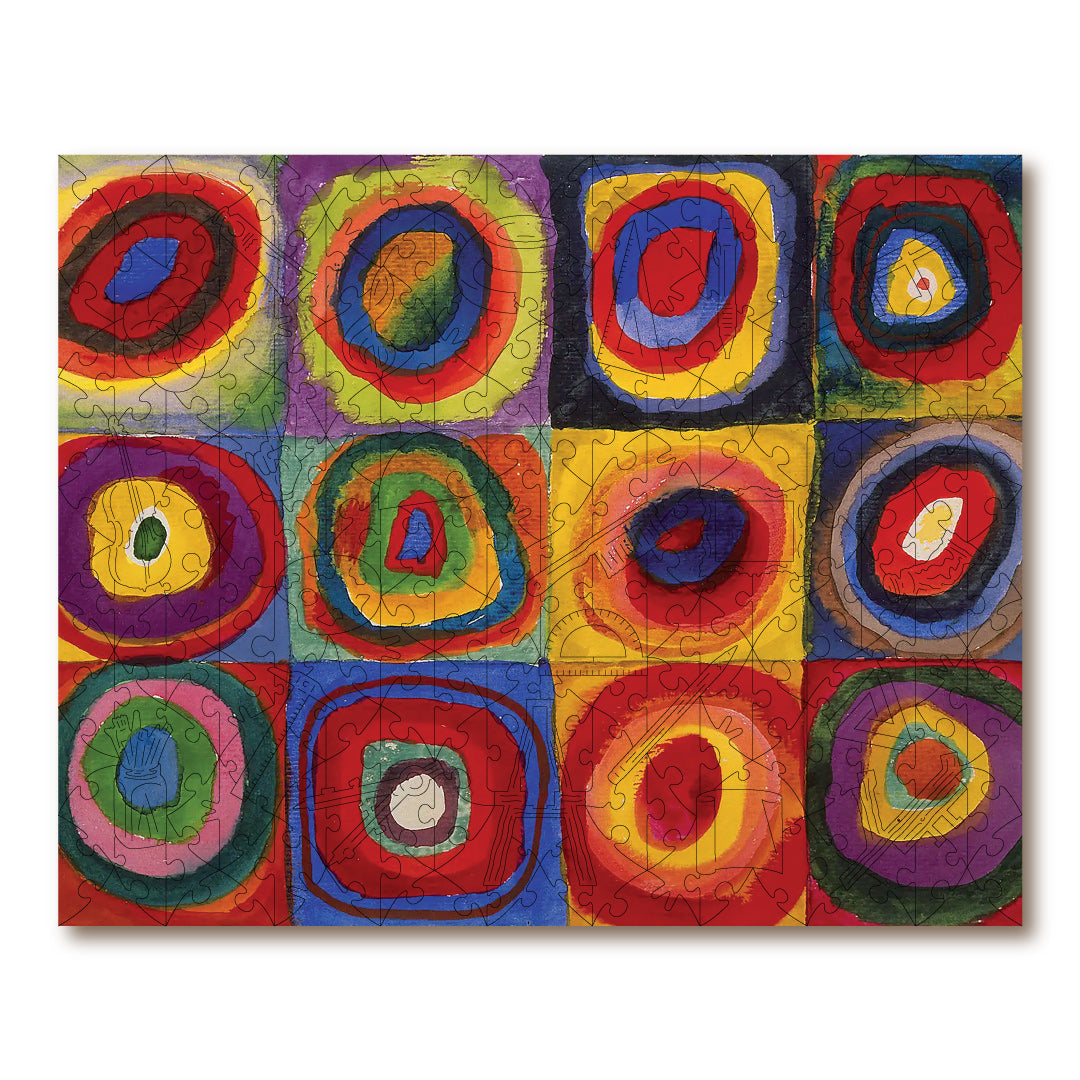 Squares With Concentric Circles (Colour Study)