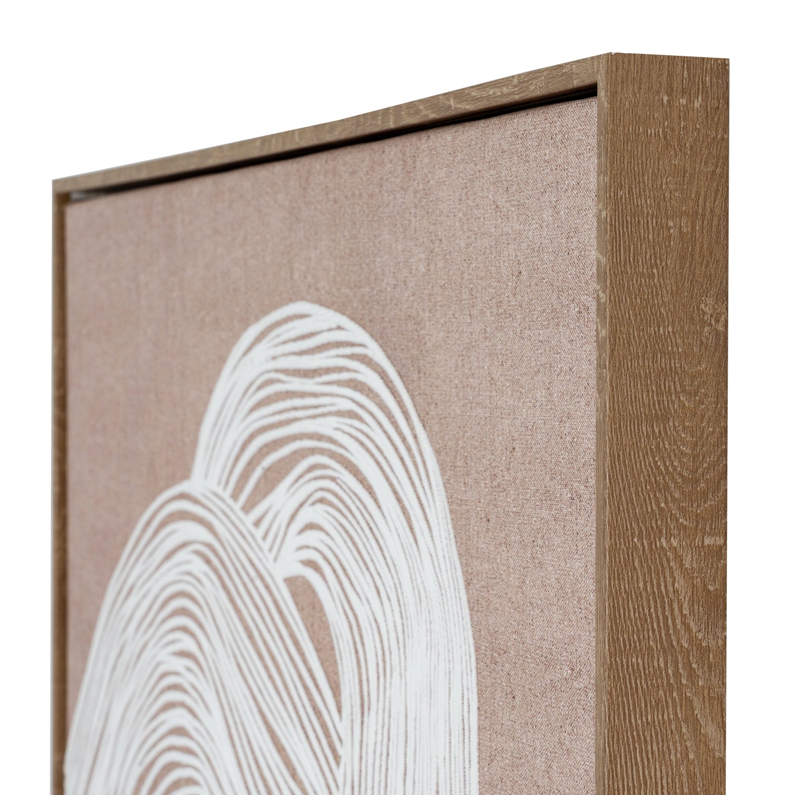 playful minimalist line art print in a sunlit corner with a textured throw nearby