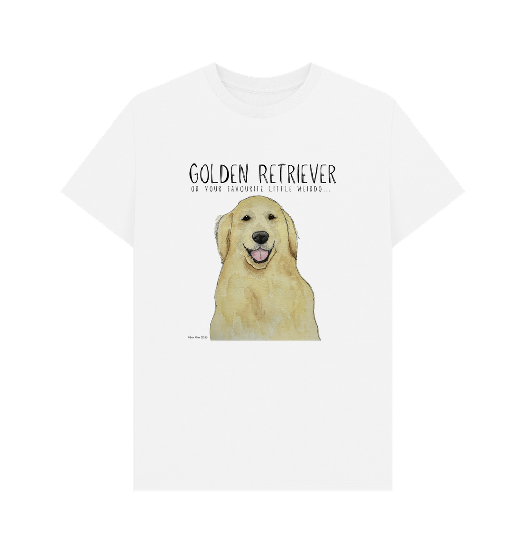 Golden Retriever Vibes: Men's Sustainable T-Shirt