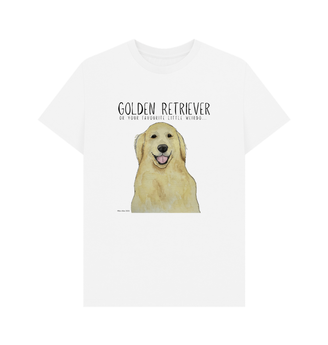 Golden Retriever Vibes: Men's Sustainable T-Shirt
