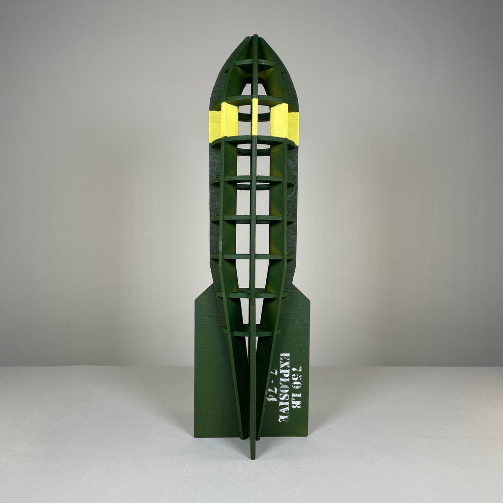 Prop WW2 Bomb  - Pre-Built Model by Curious Rabbit ®