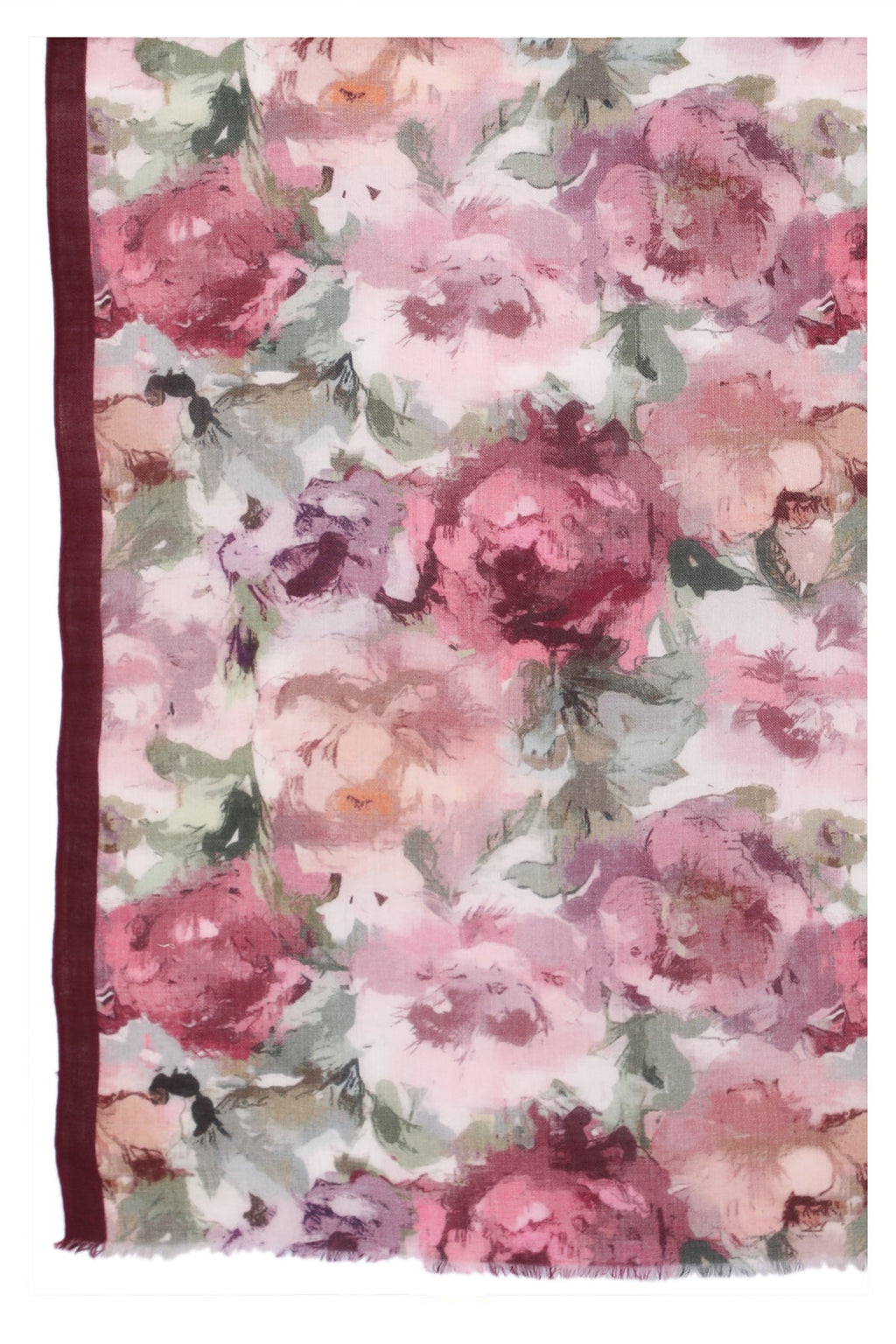 Romantic Bloom Wool Scarf - Multi Coloured | SVEŽElife