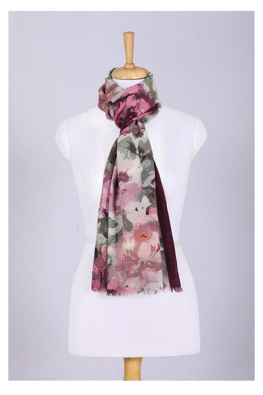 Romantic Bloom Wool Scarf - Multi Coloured | SVEŽElife