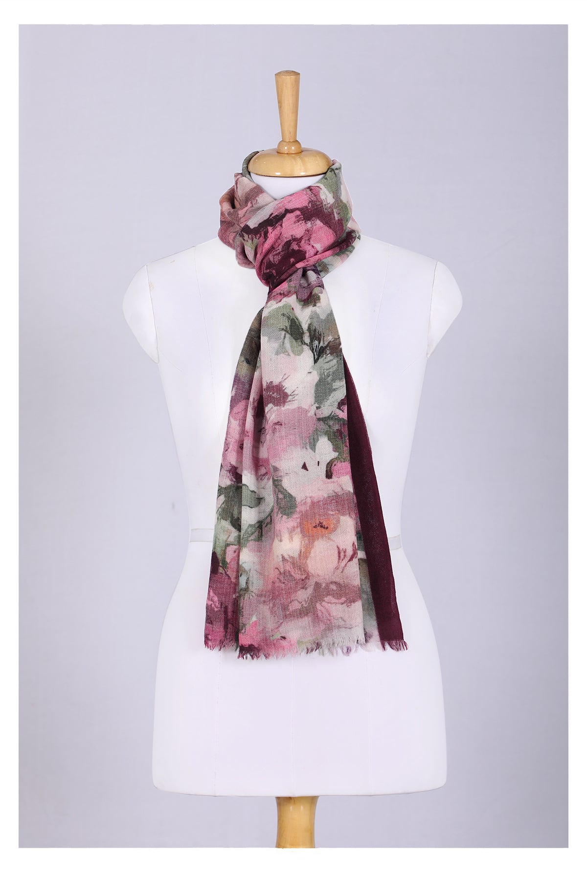 Romantic Bloom Wool Scarf - Multi Coloured | SVEŽElife