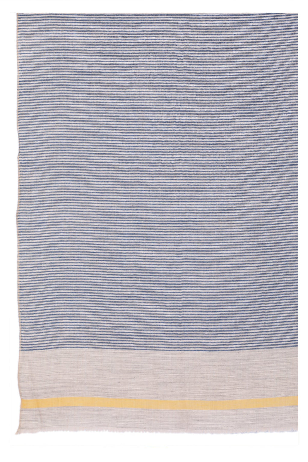 Serene Stride Stripes Wool Scarf - Beige Blue | SVEŽElife