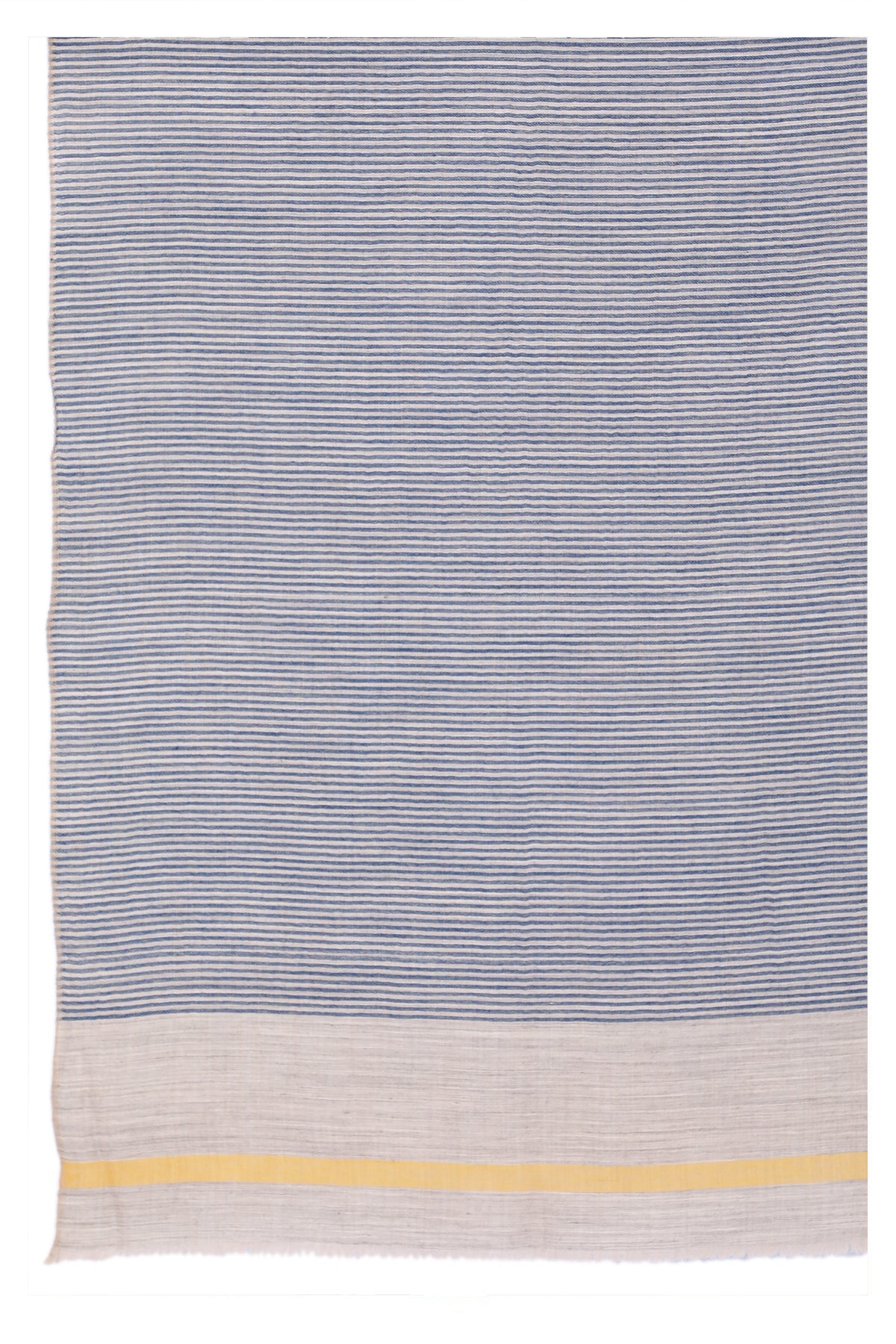 Serene Stride Stripes Wool Scarf - Beige Blue | SVEŽElife