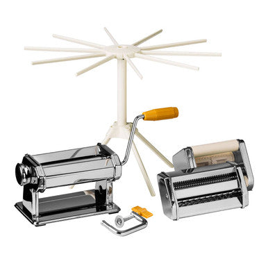 Chrome Multi Pasta Maker and Dryer Set