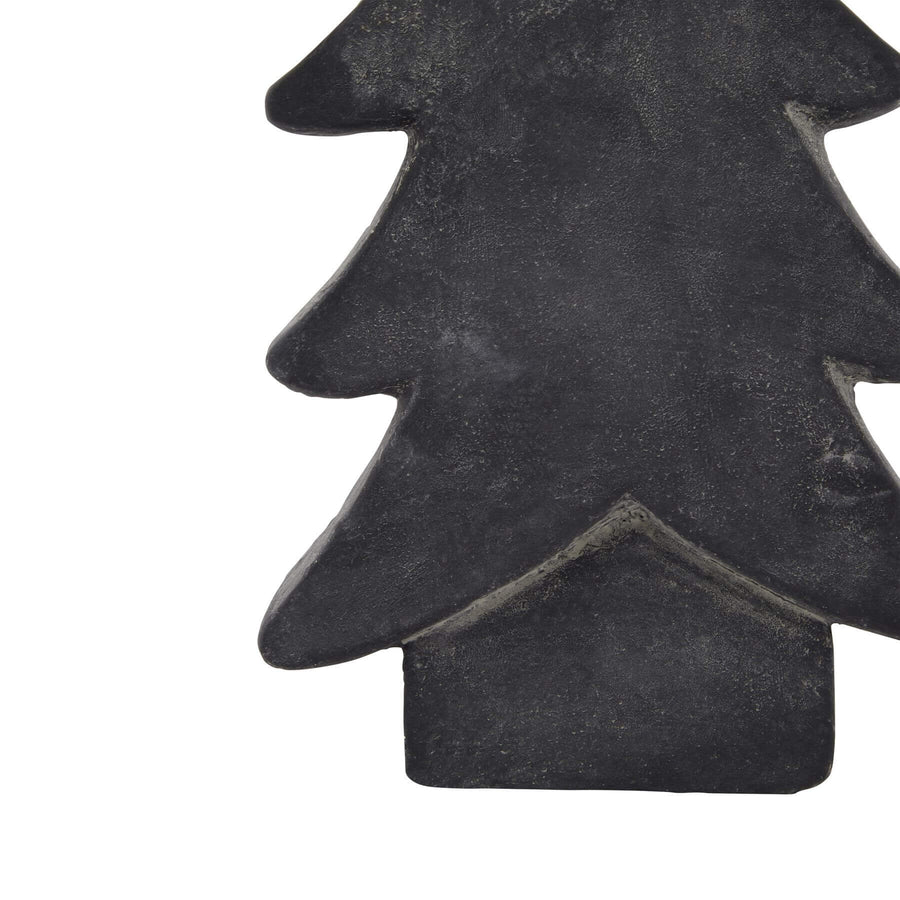 Luxurious grey ceramic Christmas tree with shimmering finish, 24cm tall, perfect for modern holiday dÃ©cor.by Sostter at brixbailey.com